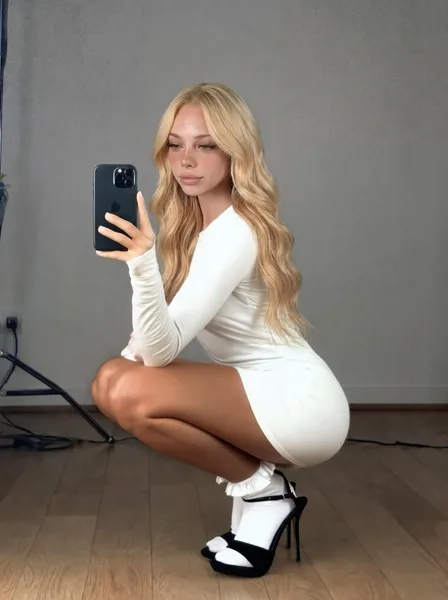 i love this white dress 👗
